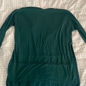 Free people long sleeve emerald shirt size xs